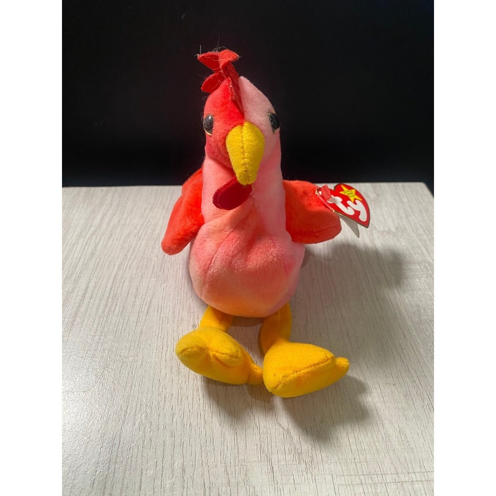 Ty Beanie Baby Strut Rooster 1996 Plush With Hang‎ Tag Retired